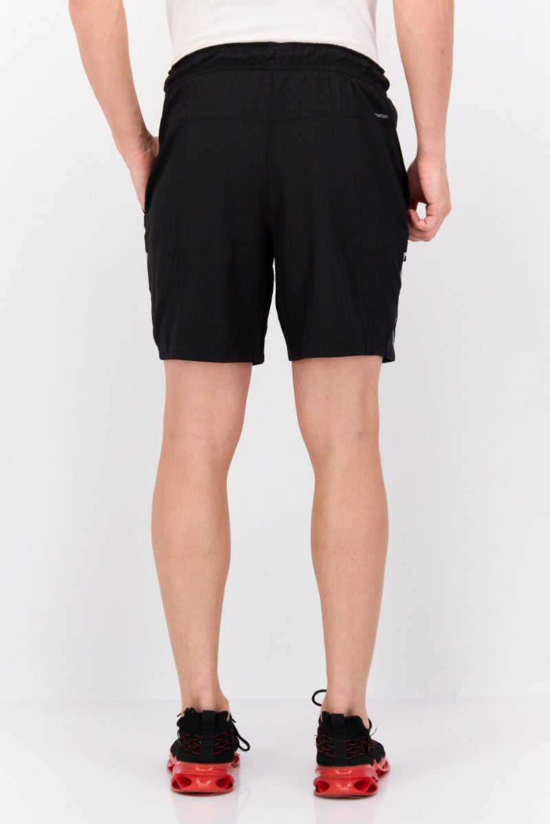 MOTION Men Sportswear Fit Training Shorts, Black - Image 4