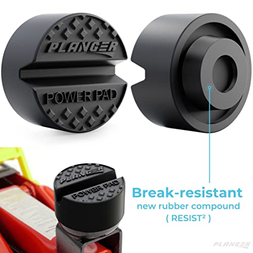 PLANGER® - Power Pad - Rubber Jack Pad Trolley Jack, Vehicle Lift Axle Stand - Universal Usage - Protects Your Car, SUV Any Vehicles Pinch Weld Sill - Perfect car Tuning - Image 3