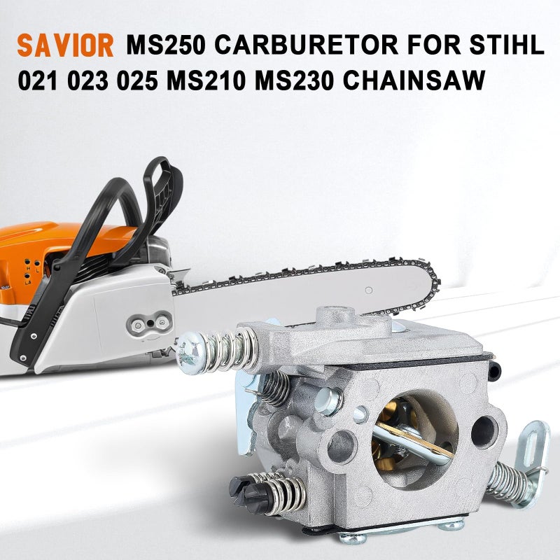 Savior MS250 Carburetor for Stihl MS250 Carburetor 021 023 025 MS210 MS230 MS 250 MS 210 MS 230 Chainsaw Replace WT286 1123-120-0605 - Image 3