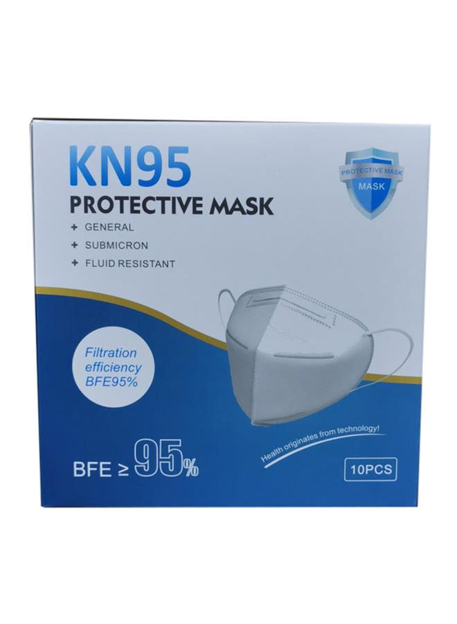 NIBEMINENT 10-Piece Disposable KN95 Face Mask - Image 4