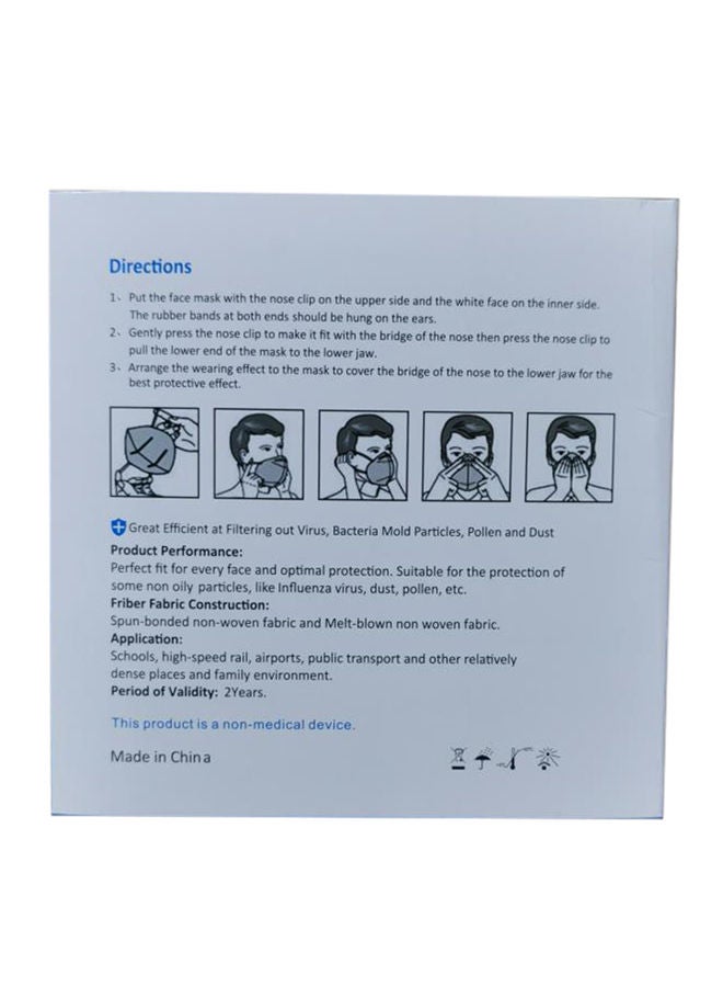 NIBEMINENT 10-Piece Disposable KN95 Face Mask - Image 5