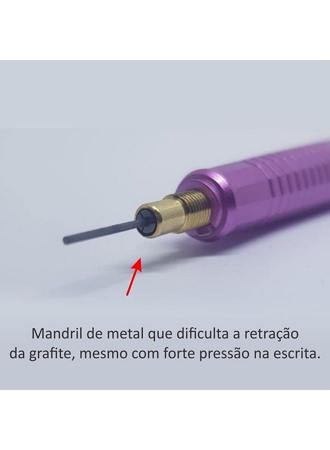 Pentel قلم رصاص ميكانيكي من سلسلة Pentel P200 بقطر 0.3 مم مع جسم بني - Image 2