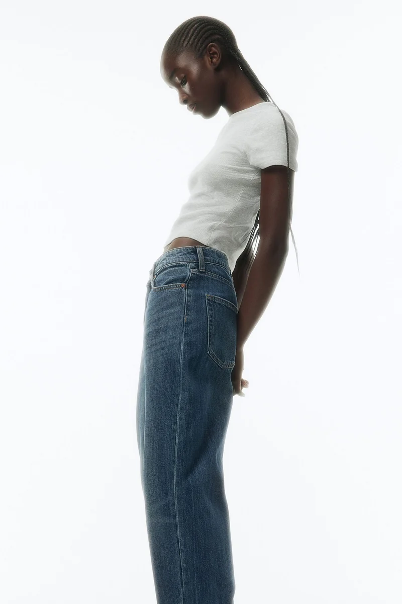 H&M Barrel High Jeans