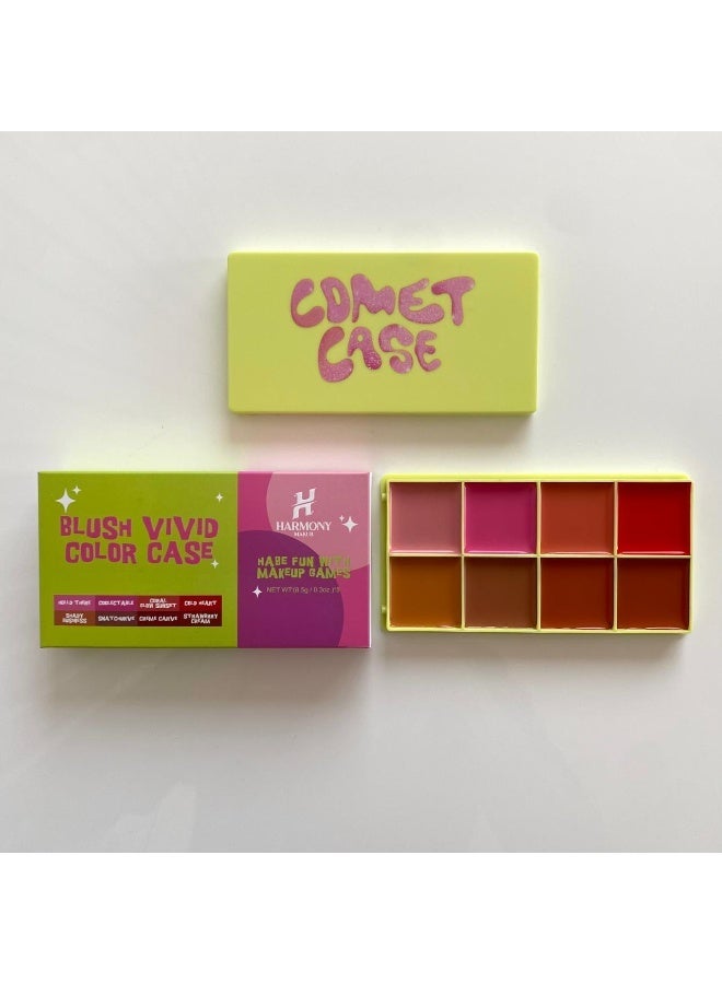 Harmony Multi-Use Creamy Blush & Contour Palette - 8 Shades - Image 4