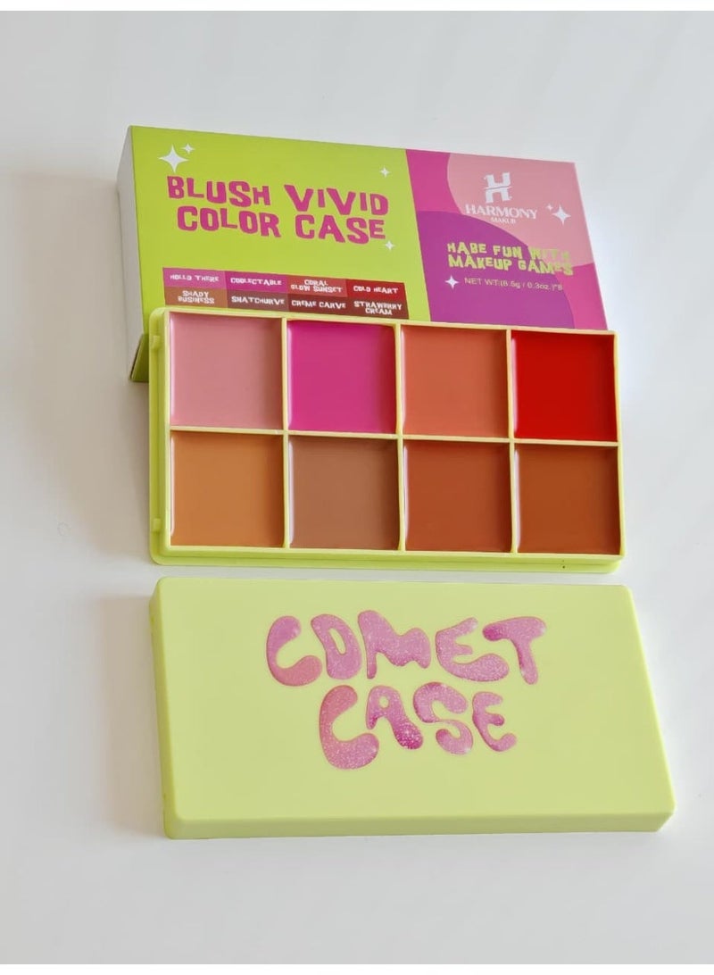 Harmony Multi-Use Creamy Blush & Contour Palette - 8 Shades - Image 3