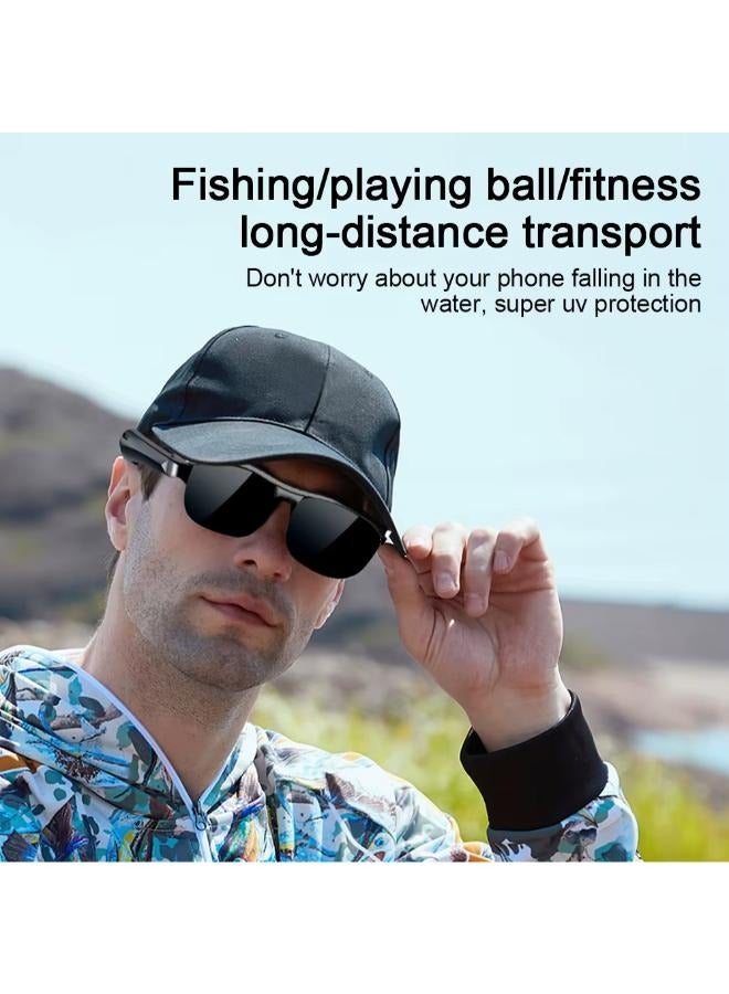 بلوري نظارات Blulory MG10 الذكية للموسيقى - بلوتوث 5.0، صوت هاي فاي، ضوء مضاد للأزرق، رياضة، مكالمات بدون استخدام اليدين (أسود) - Image 4