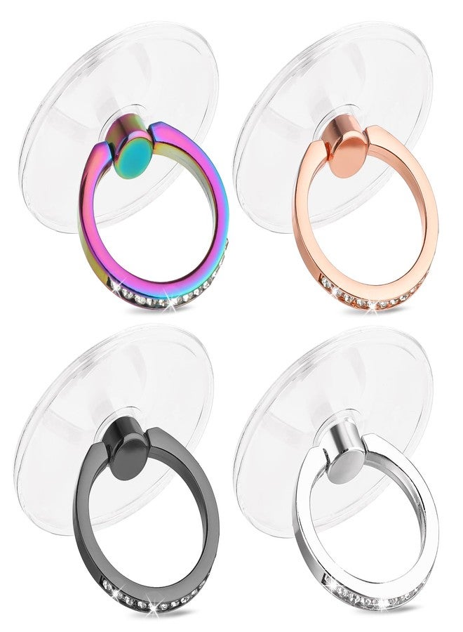 Ymapinc Cell Phone Ring Holder, Phone Case Ring, Bling Phone Ring Holder Grip with Rhinestone Finger Grip 360° Rotation Compatible with Phones Tablets Case - Image 1