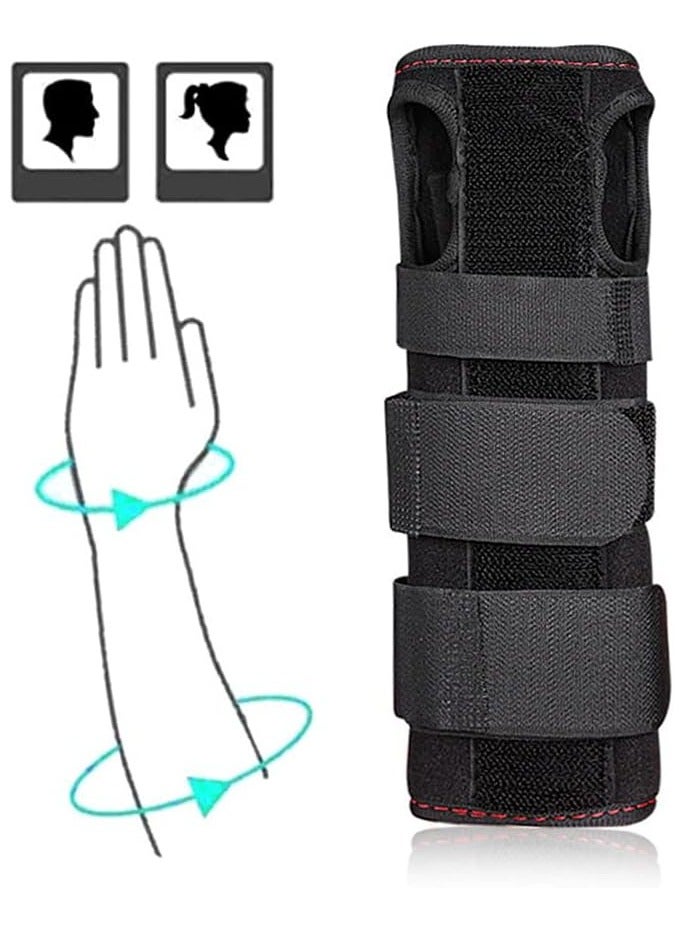 Wrist Brace for Carpal Tunnel Night Sleep Wrist Support Brace Wrist Splint Great for Wrist Pain Sprain Sports Injuries Joint Instability Suitable for Left and Right Hands - Image 3