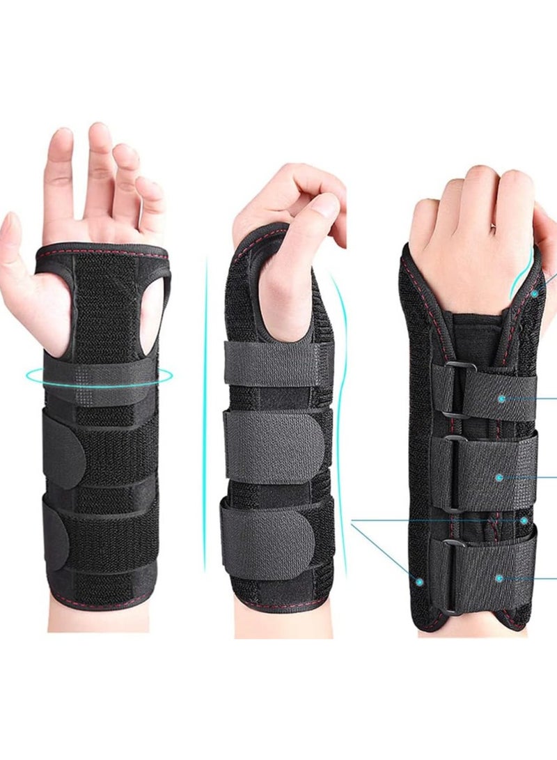 Wrist Brace for Carpal Tunnel Night Sleep Wrist Support Brace Wrist Splint Great for Wrist Pain Sprain Sports Injuries Joint Instability Suitable for Left and Right Hands - Image 5