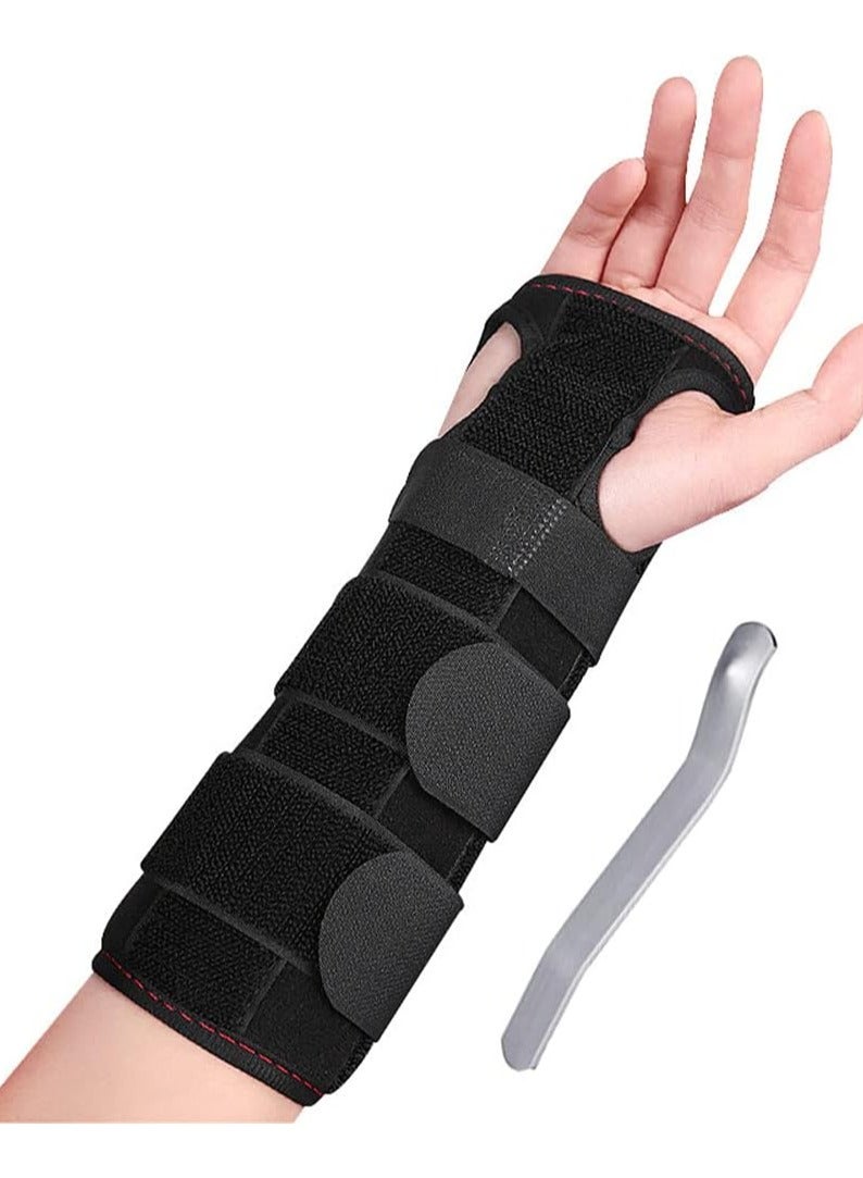 Wrist Brace for Carpal Tunnel Night Sleep Wrist Support Brace Wrist Splint Great for Wrist Pain Sprain Sports Injuries Joint Instability Suitable for Left and Right Hands - Image 1