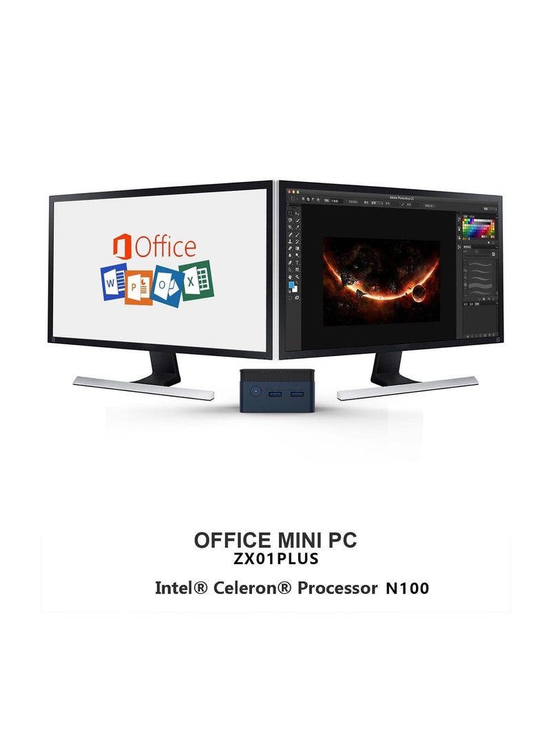 Office Mini Portable Pc  Desktop Office Computer