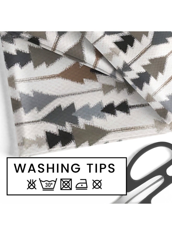  انتكس بيت الستائر طقم إنتكس هوم صوفيا إليجانس، 3 قطع - مفرش طاولة فاخر من الكتان المخملي وغطائي وسادة - ديكور منزلي أنيق لطاولات الطعام وغرف المعيشة - Image 5