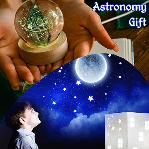 IFOLAINA 3D Solar System Crystal Ball 60mm Universe Gifts with Laser Engraved Model Astronomy Decor and Gift for Kids, Physics Enthusiasts, and Space Model Collectors - Image 5