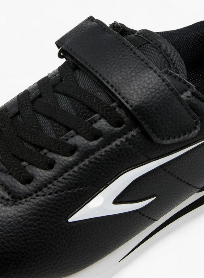 داش Panelled Sneakers with Hook and Loop Closure