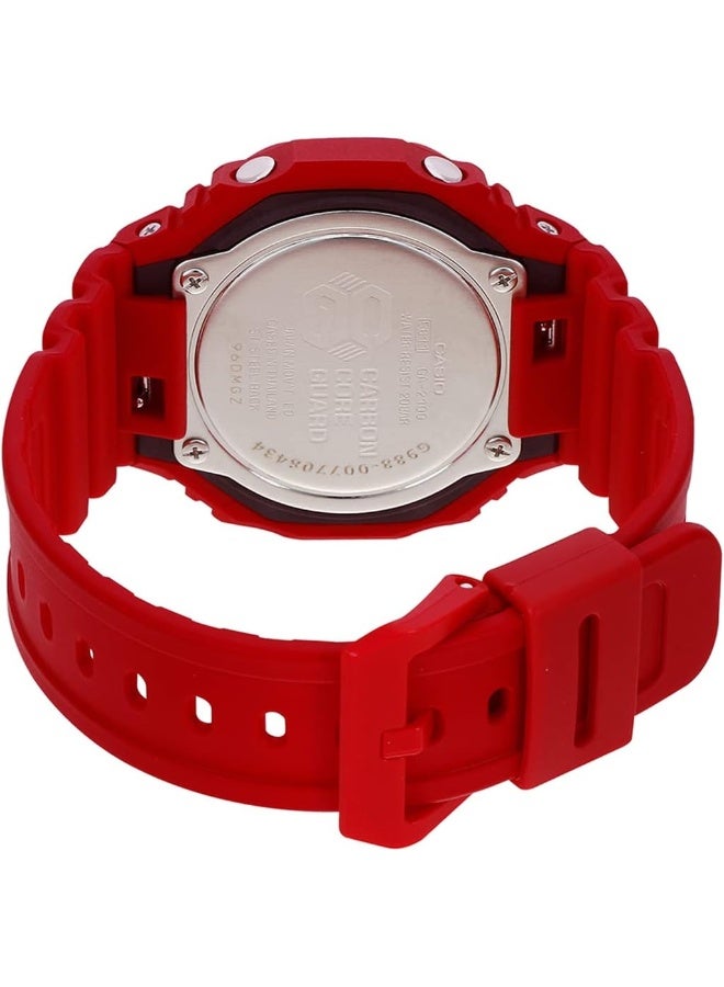 Casio Quartz Watch, Analog-Digital Display And Plastic Strap Ga-2100-4Aer - Image 4