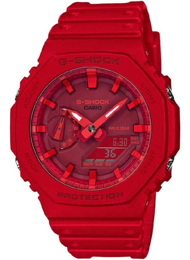 Casio Quartz Watch, Analog-Digital Display And Plastic Strap Ga-2100-4Aer - Image 1
