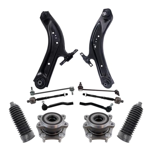 TRQ Front Steering,Suspension,& Drivetrain Kit Compatible with 2014-2020 Nissan Rogue 2017-2022 Rogue Sport - Image 1