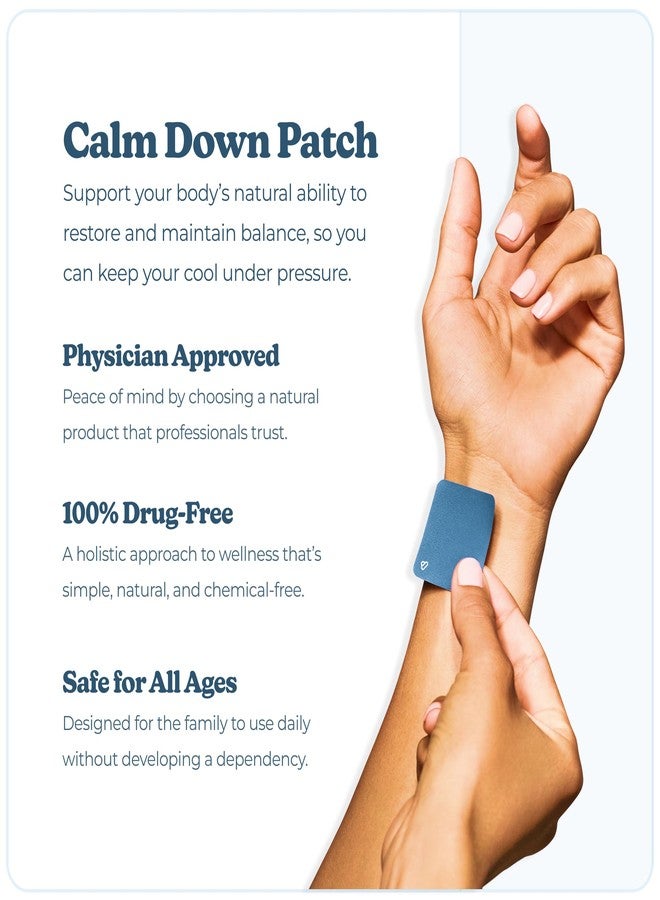 Vibrants Calm Down Patch | Vibrants Bio-Frequency Patches for Stress | Sample Pack - 7 Stress Patches - Image 2
