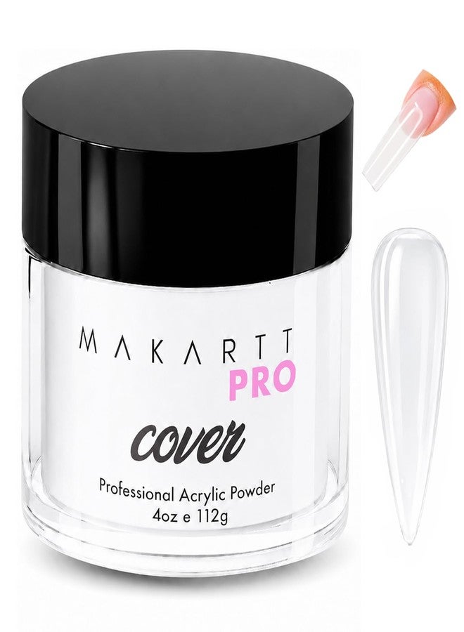 MakarttPro بودرة أكريليك لتغطية الأظافر من ماكارت برو، مثالية لفنيي الأظافر المحترفين (سبيد كلير، 4 أونصة) - Image 1