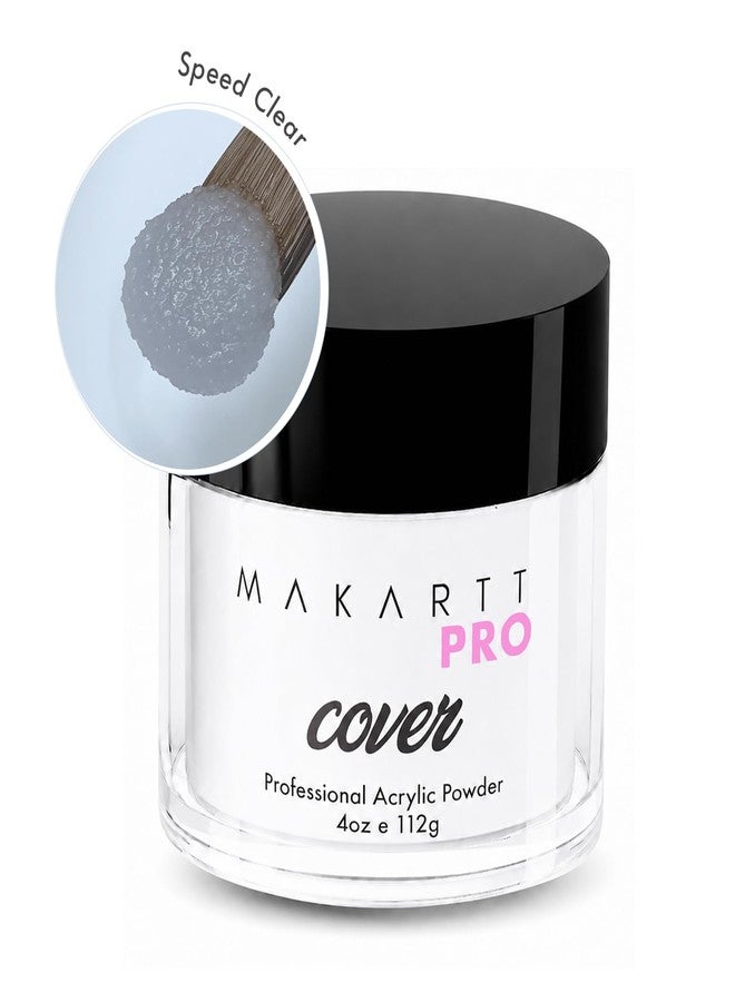 MakarttPro بودرة أكريليك لتغطية الأظافر من ماكارت برو، مثالية لفنيي الأظافر المحترفين (سبيد كلير، 4 أونصة) - Image 2