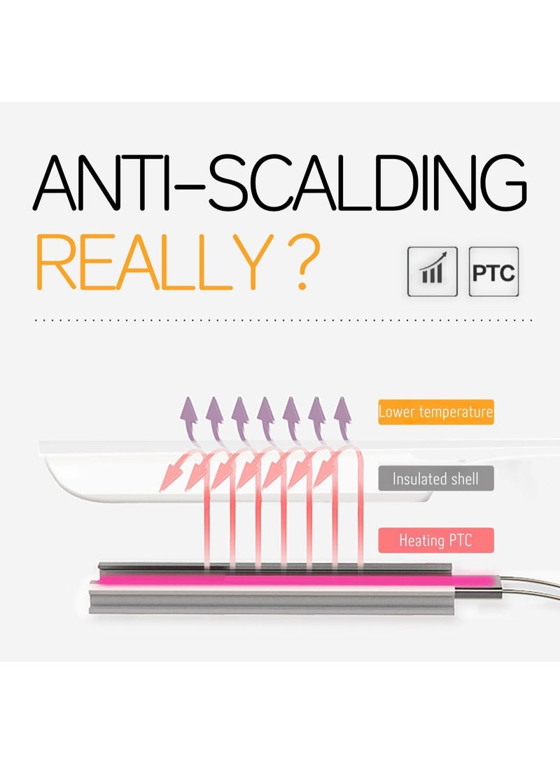 Fancy only Ceramic Professional Flat Iron Hair Curler & Hair Straightener 2-in-1 For Curling Wand And Straightening Roller - Image 3