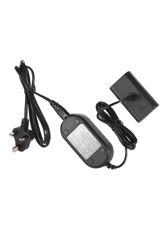 NIBEMINENT - Dummy Battery DC 8V 3A Switching Power Supply Adapter Black - Image 1
