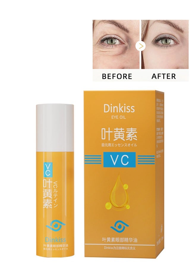 دينكيس زيت جوهر العين اللوتين ، زيت خلاصة العين اللوتين ، مصل العين اللوتين ، زيت العين اللوتين ، كرة الأسطوانة للزيت تحت العين ، مصل العين الياباني المضاد للشيخوخة لأكياس العين (8 مل) - Image 1