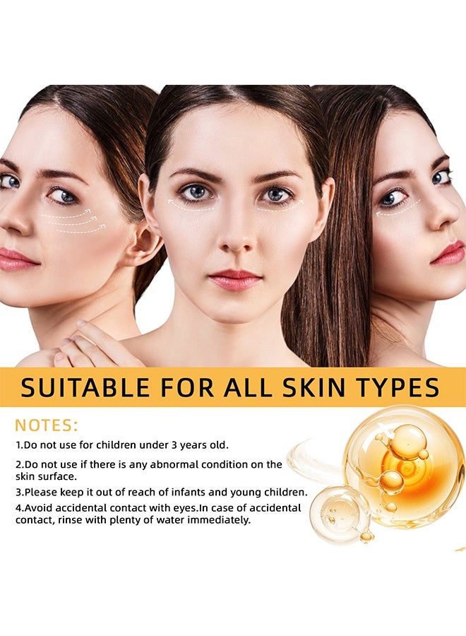 دينكيس زيت جوهر العين اللوتين ، زيت خلاصة العين اللوتين ، مصل العين اللوتين ، زيت العين اللوتين ، كرة الأسطوانة للزيت تحت العين ، مصل العين الياباني المضاد للشيخوخة لأكياس العين (8 مل) - Image 4