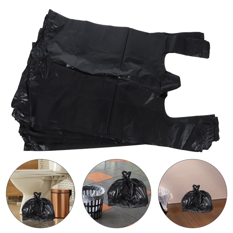 200 pcs Kitchen Trash Bags Wastebasket Liners Waste Basket Trash Bags Garbage Can Liners Trash Can Liner Bag Bathroom Waste Basket Liners - Image 2