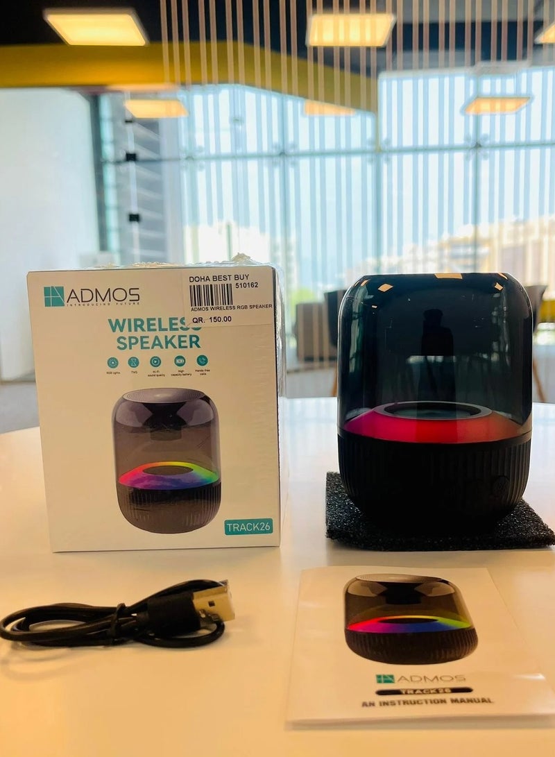 ADMOS LED Bluetooth Wireless Speaker - Image 2