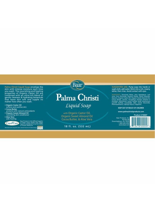 baar Palma Christi Liquid Soap, 18 oz. - Image 2