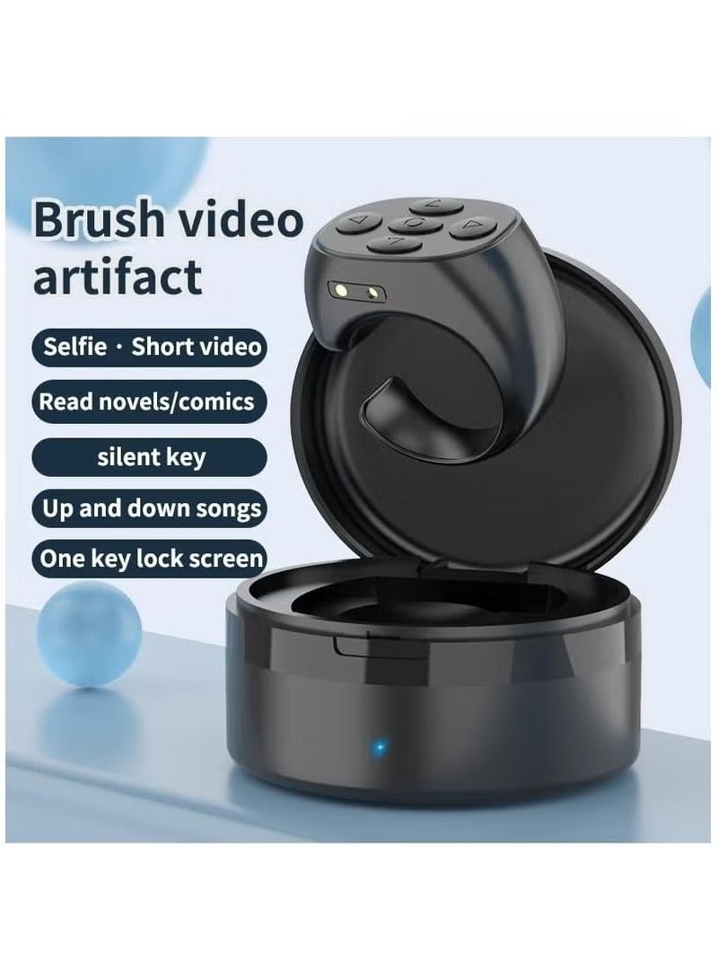 Arabest TIK TOK Bluetooth Remote Control Page Turner for iPhone iPad Android, Mini TIK TOK Wireless Scrolling Ring, Cell Phone Camera Shutter Selfie Remote, Fashion Smart Ring Remote - Image 5
