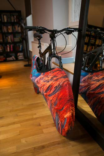Velo Sock Bicycle Indoor Cover for Storage and Transportation, Stretchy Dirt Proof Fabric, Bike Travel Protection Cover, Stylish Accessory for Adult Bike - Rio - Image 4