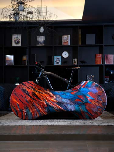 Velo Sock Bicycle Indoor Cover for Storage and Transportation, Stretchy Dirt Proof Fabric, Bike Travel Protection Cover, Stylish Accessory for Adult Bike - Rio - Image 5