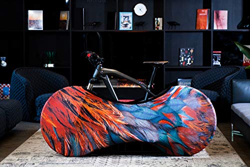 Velo Sock Bicycle Indoor Cover for Storage and Transportation, Stretchy Dirt Proof Fabric, Bike Travel Protection Cover, Stylish Accessory for Adult Bike - Rio - Image 3