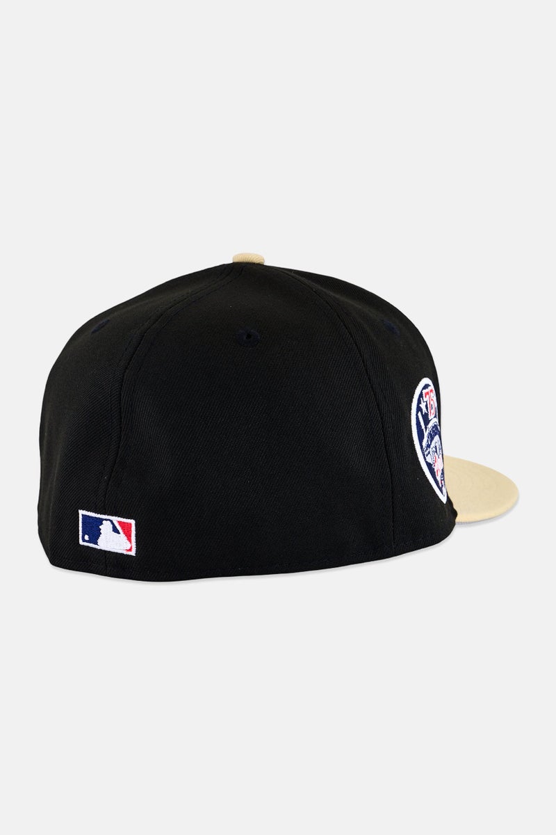 New Era x MLB Men Chicago White Sox Fitted Cap, Black - Image 2