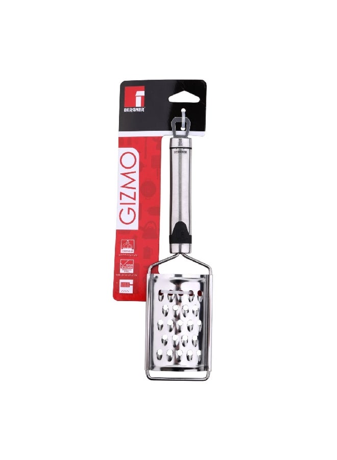 BERGNER Gizmo High Quality Stainless Steel Classic Grater Silver 24 x 6 cm BG-3229 - Image 5