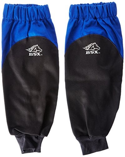 Revco BX9-19S-RB BSX Reinforced Fire Resistant Sleeves, Royal Blue/Black (One Pair) - Image 2