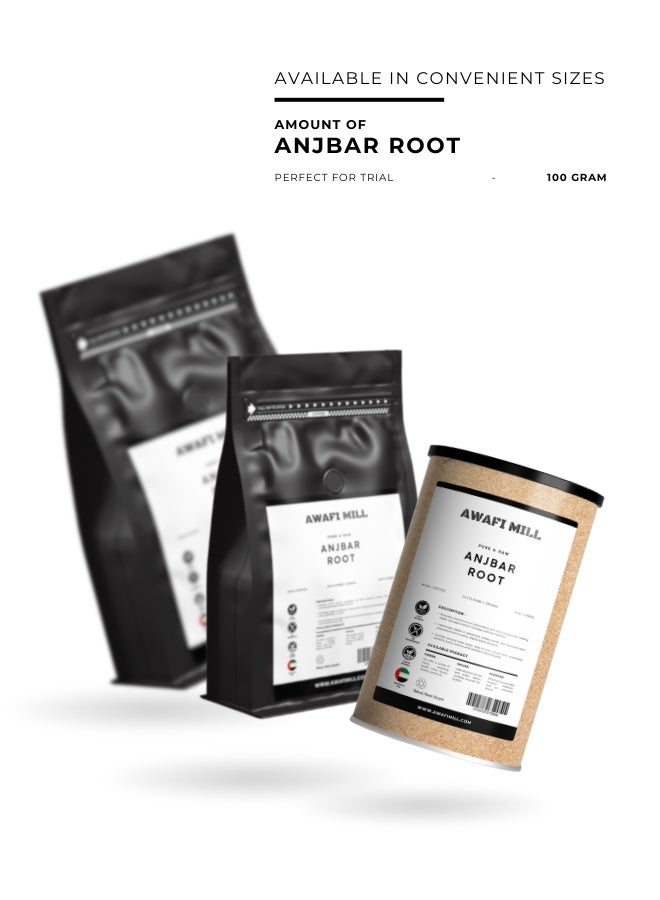 أباميك مسحوق جذور أنجبار من أوافي ميل | جذر عشبة البستورت/عشبة العقدة المطحون ناعماً لشاي الأعشاب والمستحضرات الصيدلانية المنزلية - 500 غرام | 17.6 أونصة - Image 5