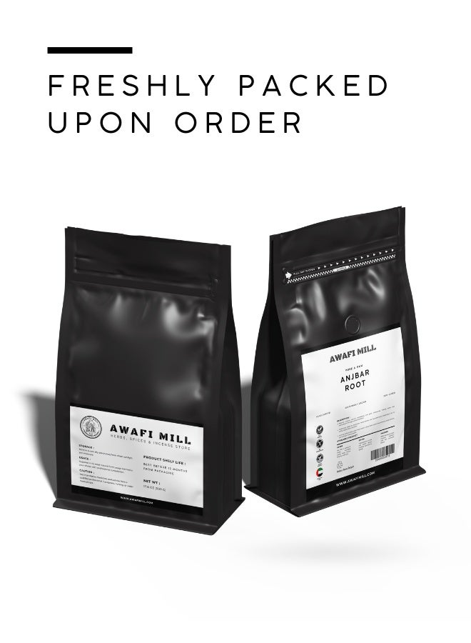 أباميك مسحوق جذور أنجبار من أوافي ميل | جذر عشبة البستورت/عشبة العقدة المطحون ناعماً لشاي الأعشاب والمستحضرات الصيدلانية المنزلية - 500 غرام | 17.6 أونصة - Image 4