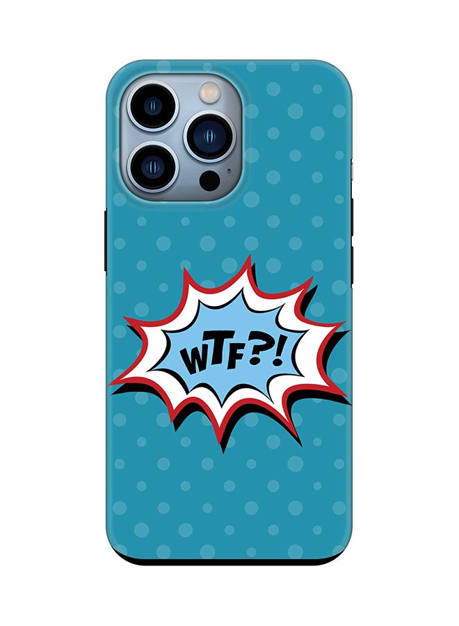 Stylizedd Tough Pro Series Case for iPhone 15 Pro Dual Layer Hybrid PC TPU Customized Mobile Cover Matte Finish Phone Case - WTF - Image 1