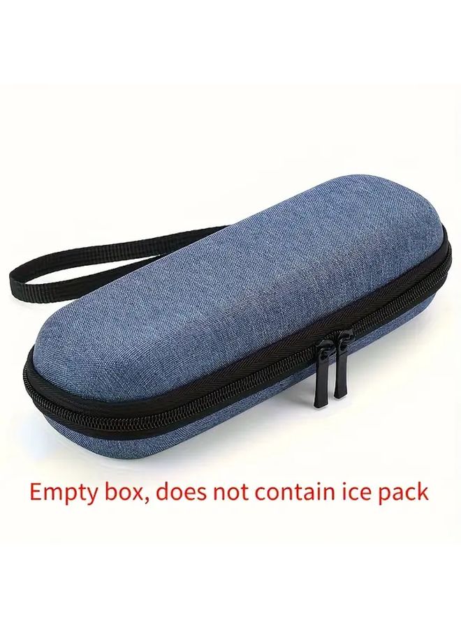 Black Insulin Cooler Travel Case Portable Thermal Bag for Diabetic Care - Image 4