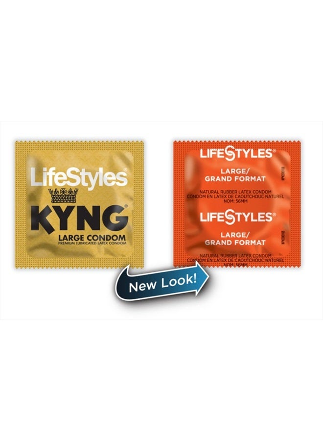 LifeStyles كوندوم لايف ستايلز كينغ 36 حبة - Image 3