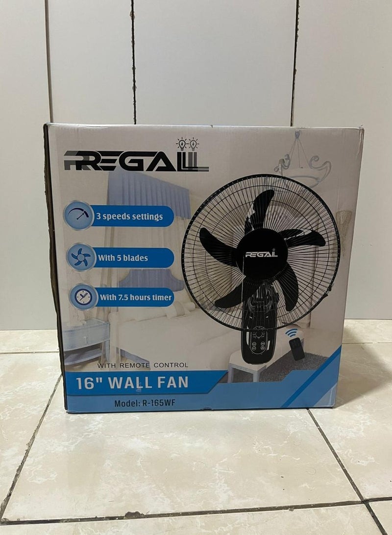 Regal 16" WALL FAN  REMOTE CONTROL 2 SET  - Image 1