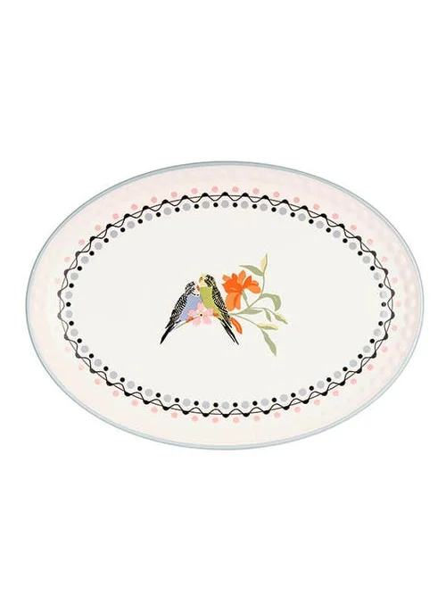 Cath Kidston Cath Kidston Painted Table Ceramic Oval Platter 36Cm