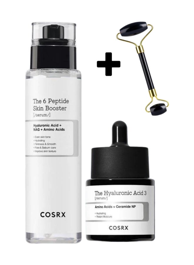 COSRX Combo Hydrating & Skin Barrier Booster - The 6 Peptide Skin Booster - The Hyaluronic Acid 3 Serum - Enhance Skin Concerns Certified & Original 170ml - Image 1