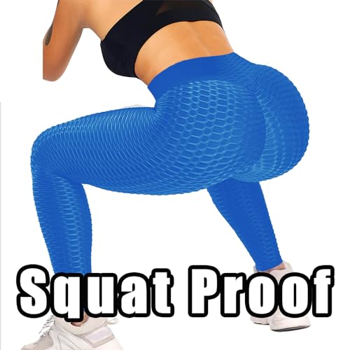 JGS1996 Womens Hidden Scrunch Butt Lifting Workout Leggings High Waist Tummy Control Booty Lift Gym Yoga Pants Tights - Image 3