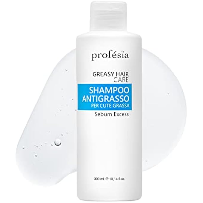 SHAMPOO OILY HAIR 300 ML - SHAMPOO FOR MEN AND WOMEN GENTLE, BALANCING, PROFESSIONAL SEBO-REGULATING - ANTI FAT SHAMPOO - Image 2