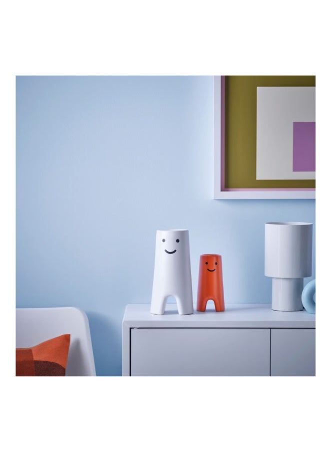 FRÖVÄXT Vase, brown-orange, 14 cm - Image 4