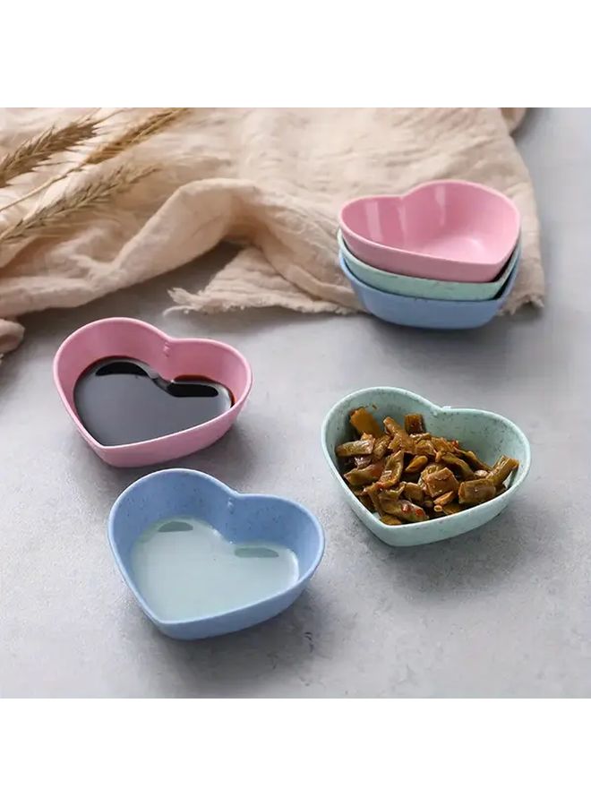 Beige Love Heart Shaped Dish Multifunctional Snack Fruit And Dip Tray Kitchen Essential - Image 4
